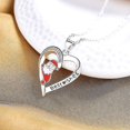 thumbnail image 3 of Wabjtam 1 pieza Collar con colgante de Papá Noel navideño para mujer Regalo de Navidad para mujeres Niñas, 3 of 4