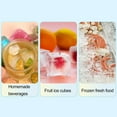 thumbnail image 3 of ievspot 6-Cell Deep Grid Ice Tray with Leak-proof Transparent Lid, Food-grade and Reusable Wide-bottom Ice Maker Mold for Freezer, 3 of 8