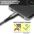 thumbnail image 5 of Micro USB Cable, 3Pack 10FT Android Charger Cable Long Braided Fast Charging Cable Compatible with Samsung Galaxy S7 S6 S5, 5 of 9