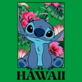 thumbnail image 2 of Junior's Lilo & Stitch Tropical Hawaii Poster Graphic Tee Kelly Green Small, 2 of 3