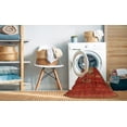 thumbnail image 2 of Ahgly Company Machine Washable Indoor Square Traditional Red Area Rugs, 8' Square, 2 of 7