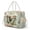 Butterfly Floral Print, variant on Pzuqiu Duck Camo Quilted Insulated Lunch Bag for Women Large Capacity Durable Reusable Lunch Tote with Front Zipper Pouch for Daily Office Work Meal Carrying