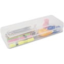 ADVANTUS Stretch Art Box Storage Case, Single, Clear
