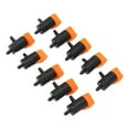 10 Pcs Irrigation Drippers 0 to 200L Adjustable Drip Emitters Micro