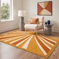 thumbnail image 4 of GENIMO 2'x3' Entryway Rug, Machine Washable Non Slip Low Pile Area Rug for Front Door Kitchen Bathroom, Warm Minimalist,Mustard Gold, 4 of 5