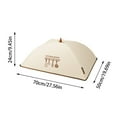 thumbnail image 2 of Reusable Insulated Food Cover - Thermal Dish Protector for Outdoor Picnics & BBQs - Collapsible Food Tent with Dust-Proof Design - Keep Meals Warm at Parties & Gatherings, 2 of 6