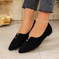 thumbnail image 4 of Women's Casual Shoes Everyday Wear Versatile Slip on Design Work Casual Outings Comfortable Flat Sole Womens Casual Shoes Slip On Shoes Women Comfort Shoes for Women Comfortable Work Shoes for Women, 4 of 7