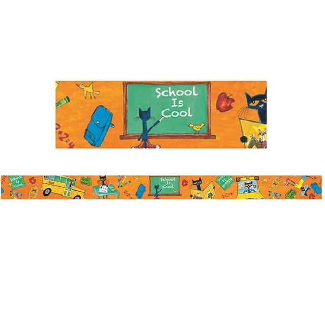 Teacher Created Resources EP-3268-6 Pete l'École de Chat Est Cool Projecteur Frontière - Pack de 6
