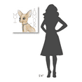 thumbnail image 4 of Global Gallery's 'Puppy Love Chihuahua Color' by Elyse DeNeige Stretched Canvas Wall Art, 4 of 4