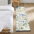 thumbnail image 3 of Yayeee Runner Rug for Bedroom 2'x6' Machine Washable Hallway Non Slip Mat, Blue Floral, 3 of 8