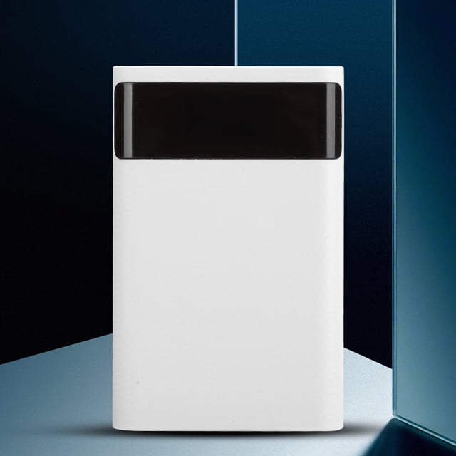 DIY Installation Durable Black/White No Welding Lightweight Battery Storage Box, Mobile Power Box, for Mobile Phone Fast Charging Black,White