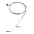 thumbnail image 2 of K Type Temperature Sensor Probe 1.5M Cable 1mm x 100mm Probe Thermocouple, 2 of 3