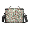 thumbnail image 3 of Lunch Box Pioneer Flower Floral Print Pattern Insulated Lunch Bag for Women Men,Medium Leakproof Lunchbox Cooler Bag Adjustable Strap,10 X 6.7 X 8 Inches, 3 of 6