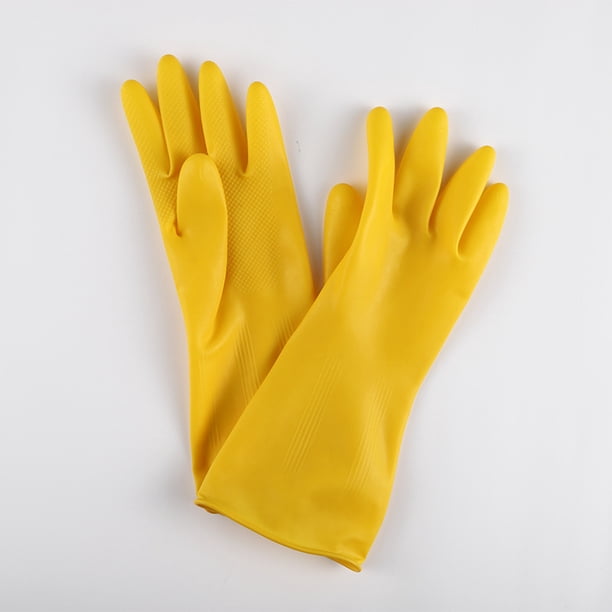 Guantes de goma de tendón de vaca para limpieza del hogar, limpieza de la cocina y lavado de platos.