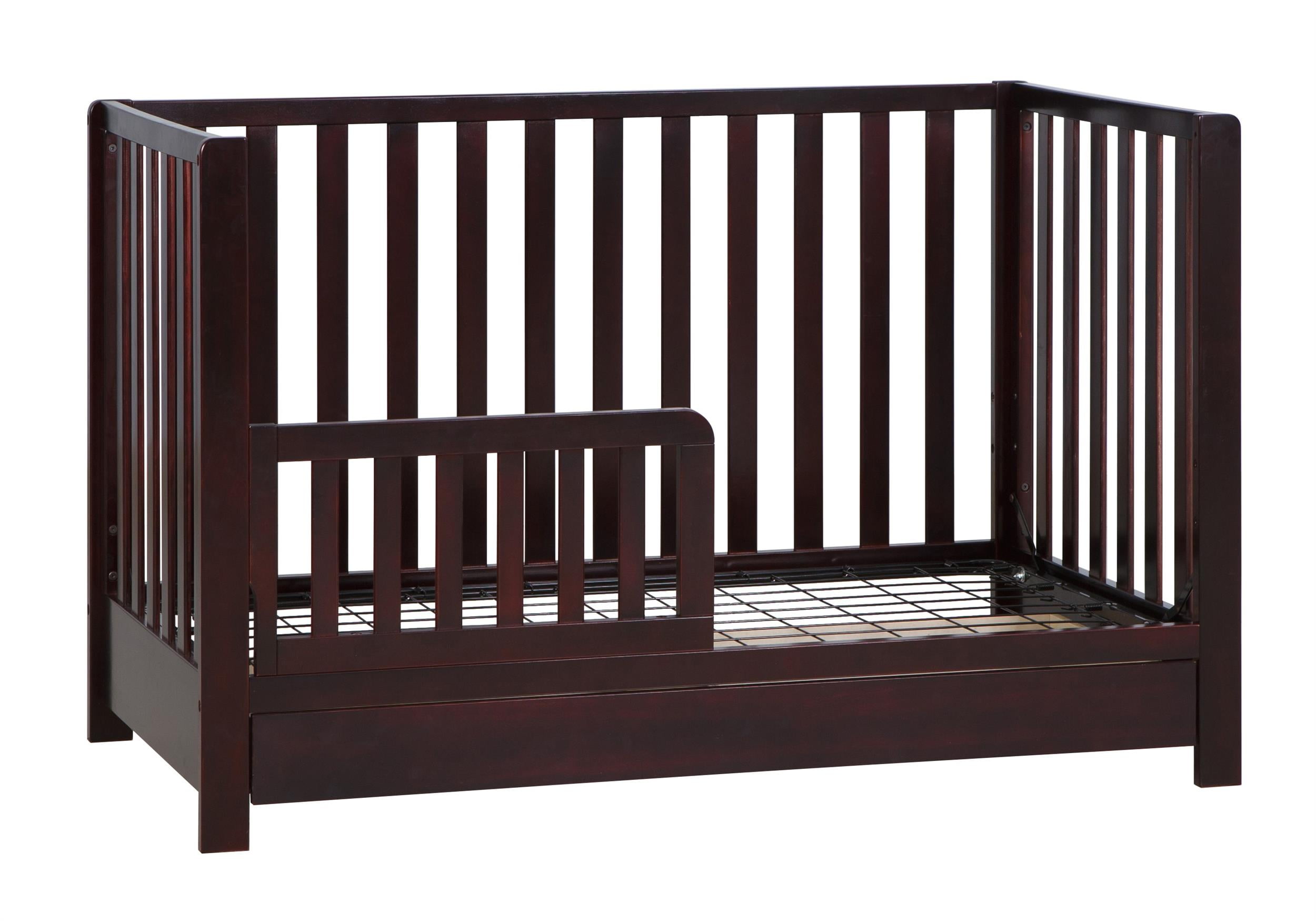 AFG Baby Furniture Emma 4-in-1 Convertible Crib with Drawer, Espresso