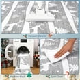 thumbnail image 6 of Senfot Gray 2x6 Area Rugs for Living Room, Indoor Non Slip Carpet, Washable Rug for Home Decor, Soft Low Pile Christmas Rug with Xmas Tree Reindeer Snowflake for Bedroom, Dining Room, 6 of 7