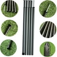 thumbnail image 5 of Wiipahome 2 Pcs Tent Pole 81 Inches ,Telescopic Adjustable Length Poles for Camping ,Canopy ,Awning ,Shelter ,Hiking ,Steel Materials ,Black, 5 of 9