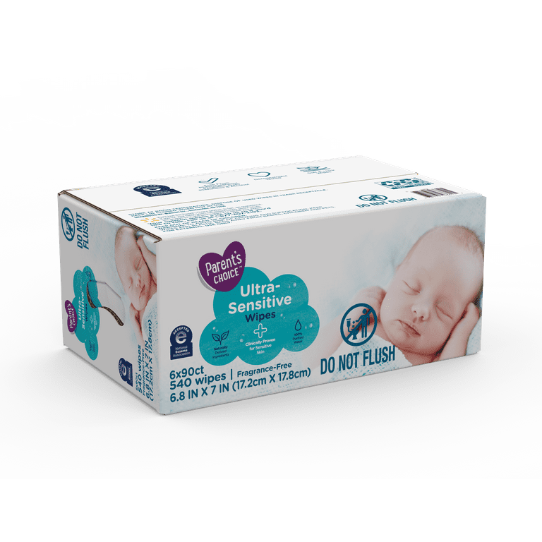 WaterWipes Lingettes Humides Bio, 540 pièces