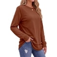 thumbnail image 5 of Fantaslook Sweatshirts for Women Crewneck Casual Long Sleeve Shirts Tunic Tops, 5 of 11