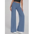 thumbnail image 3 of Pantalones PRETTYGARDEN Palazzo Pierna Ancha Gris Azul XS, 3 of 4