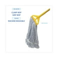 thumbnail image 6 of Boardwalk Mop Head Floor Finish Narrow Rayon/Polyester Medium White/Blue 12/Carton 542CT, 6 of 9