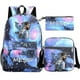 thumbnail image 1 of Nuevas Mochilas Messi, 3 uds., estampado de estrellas de fútbol, Mochilas escolares ligeras y sencillas para ordenador portátil, Mochilas para estudiantes de secundaria y preparatoria [hsff], 1 of 5