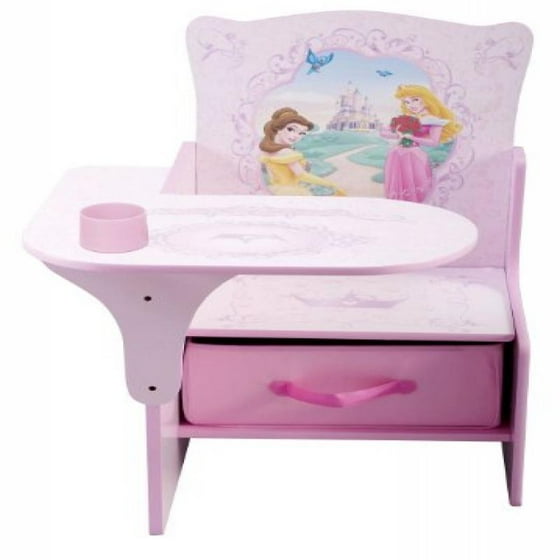 Disney Princess Chair Desk With Pull Out Under The Seat Storage Bin