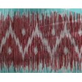 thumbnail image 4 of oneOone Georgette Viscose Fabric Chevron Ikat Printed Craft Fabric BTY 42 Inch Wide, 4 of 4
