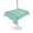 Mint, Sage, White, variant on Outdoor Tablecloth with Umbrella Hole for Patio/Picnic/Party/Camping, Rustic Haze Blue Waterproof Table Cloth Square Cover Washable, Farmhouse Vertical Striped Art (54"x 54")