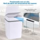 thumbnail image 4 of Cubo De Basura Automático Con Sensor Para Baño, 18L Botes de Basura Inteligente Sin Contacto, Cubo de Basura de Plástico Grande USB Rechargeable para Cocina, Oficina, Sala, Retrete, Recámara, 4 of 9