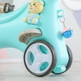 thumbnail image 7 of Rocking Horse for Toddlers, Balance Bike Ride On Toys with Push Handle, Backrest and Balance Board for Baby Girl and Boy, Unicorn Kids Riding Birthday (Blue), 7 of 7