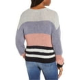 thumbnail image 2 of Lucky Brand Womens Bold Stripe Pullover Sweater, Multicoloured, Medium, 2 of 3
