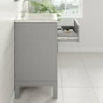 thumbnail image 6 of Eviva Cambridge 24 in. Gray Single Sink Bath Vanity with Bianco Bella Quartz Top and Undermount Porcelain Sink, 6 of 11