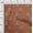 Rust Brown, variant on oneOone Organic Cotton Poplin Twill Fabric Peacock Block Printed Craft Fabric BTY 42 Inch Wide