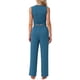 thumbnail image 3 of Conjunto de lounge para mujeres INSPIRE CHIC, top sin mangas y pantalones, pijama sólido, talla XL, azul, 3 of 6