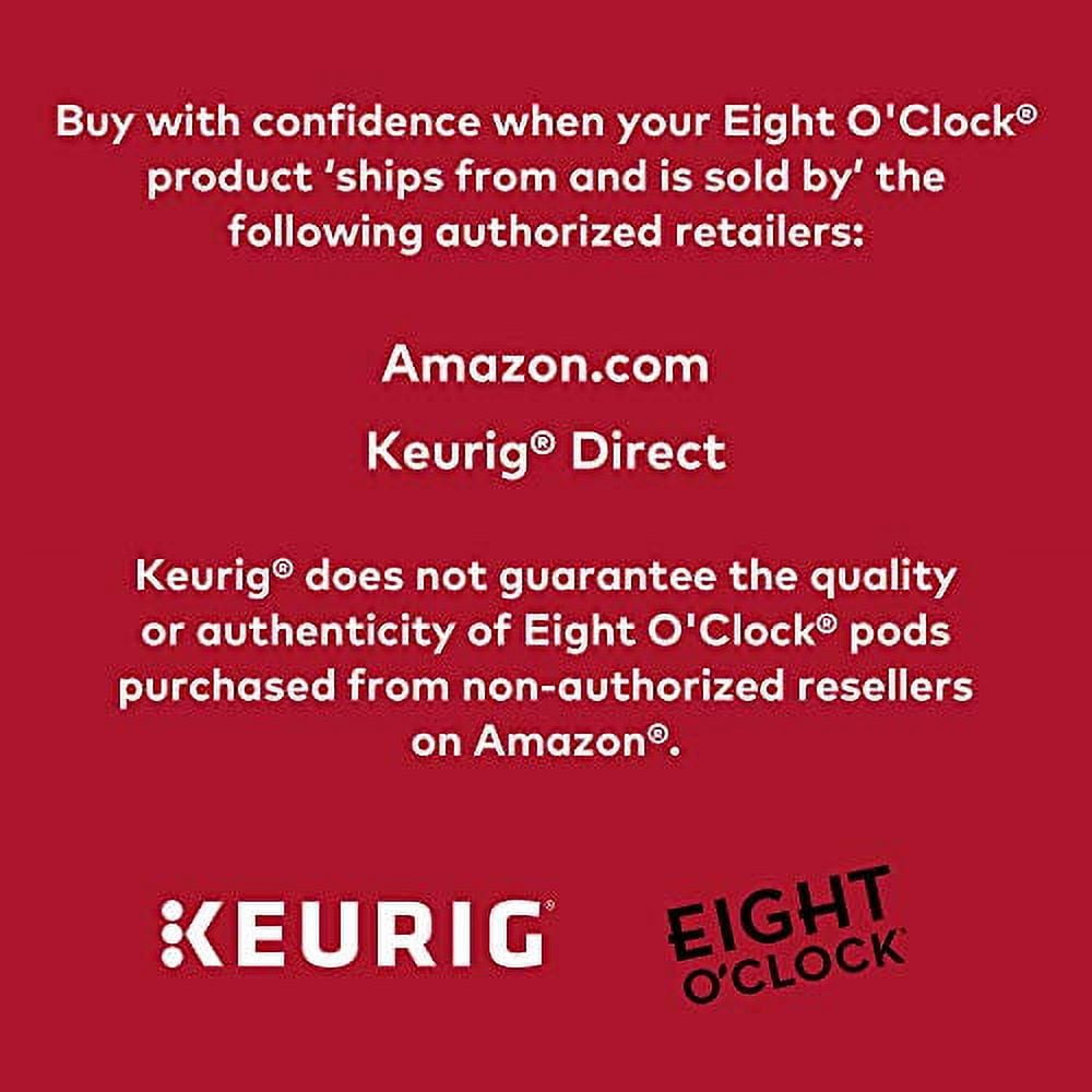 eight o'clock coffee colombian peaks keurig single-serve k-cup pods, medium roast coffee, 96 count
