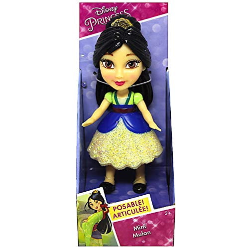 Mulan Disney Princess Mini Toddler Doll With Sparkly Dress 3