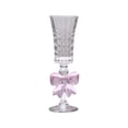 thumbnail image 3 of Steadier Wedding Toasts SomWiBe Bow Champagne Flute Glass, French Crystal Stemware for Engagements and Bridal Showers, 3 of 4