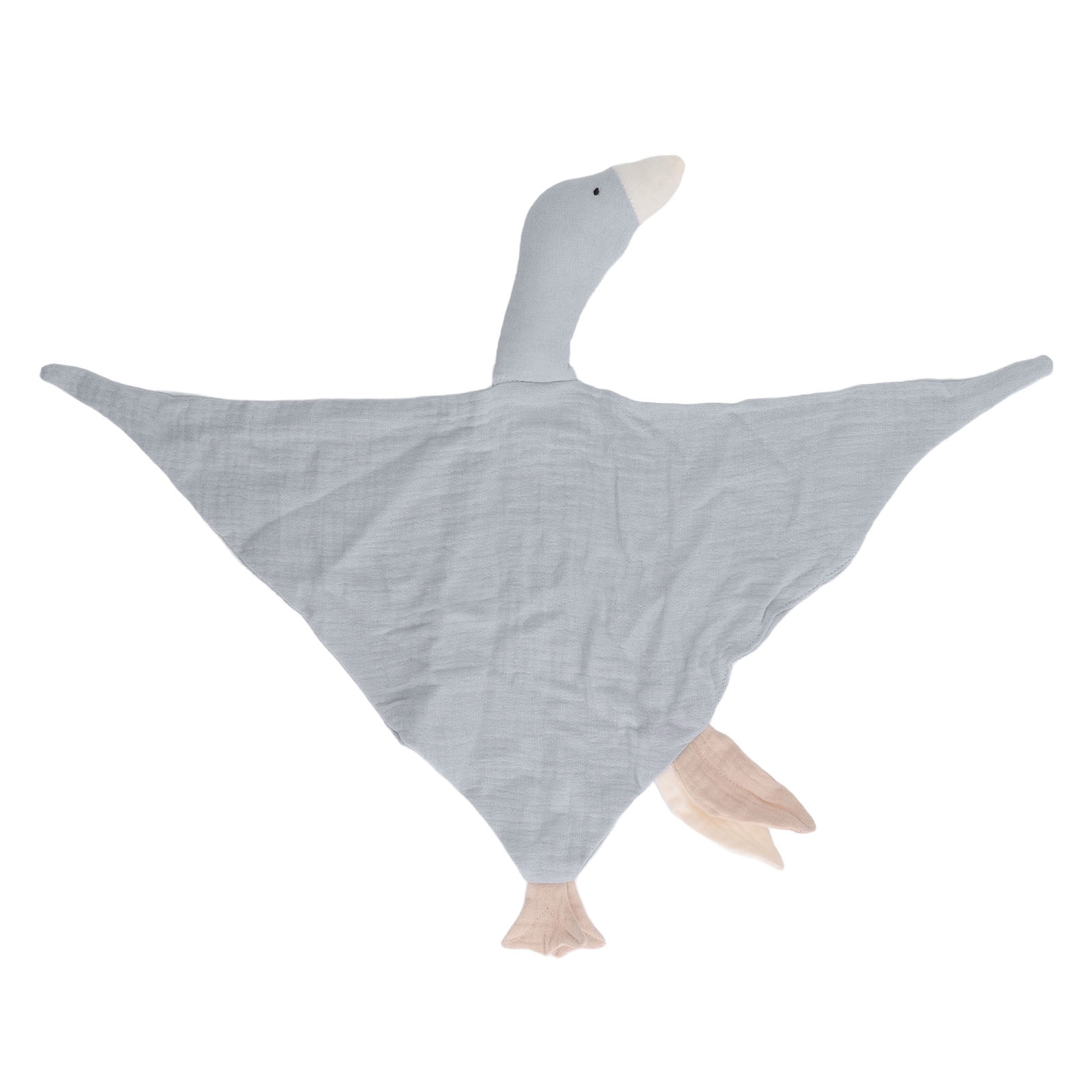 Soft Cotton Baby Goose Shaped Security Blanket For Newborn Infant
