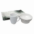 thumbnail image 4 of LCM Home Fashions 4-Piece Melamine Dinnerware Set - Marble, 4 of 4