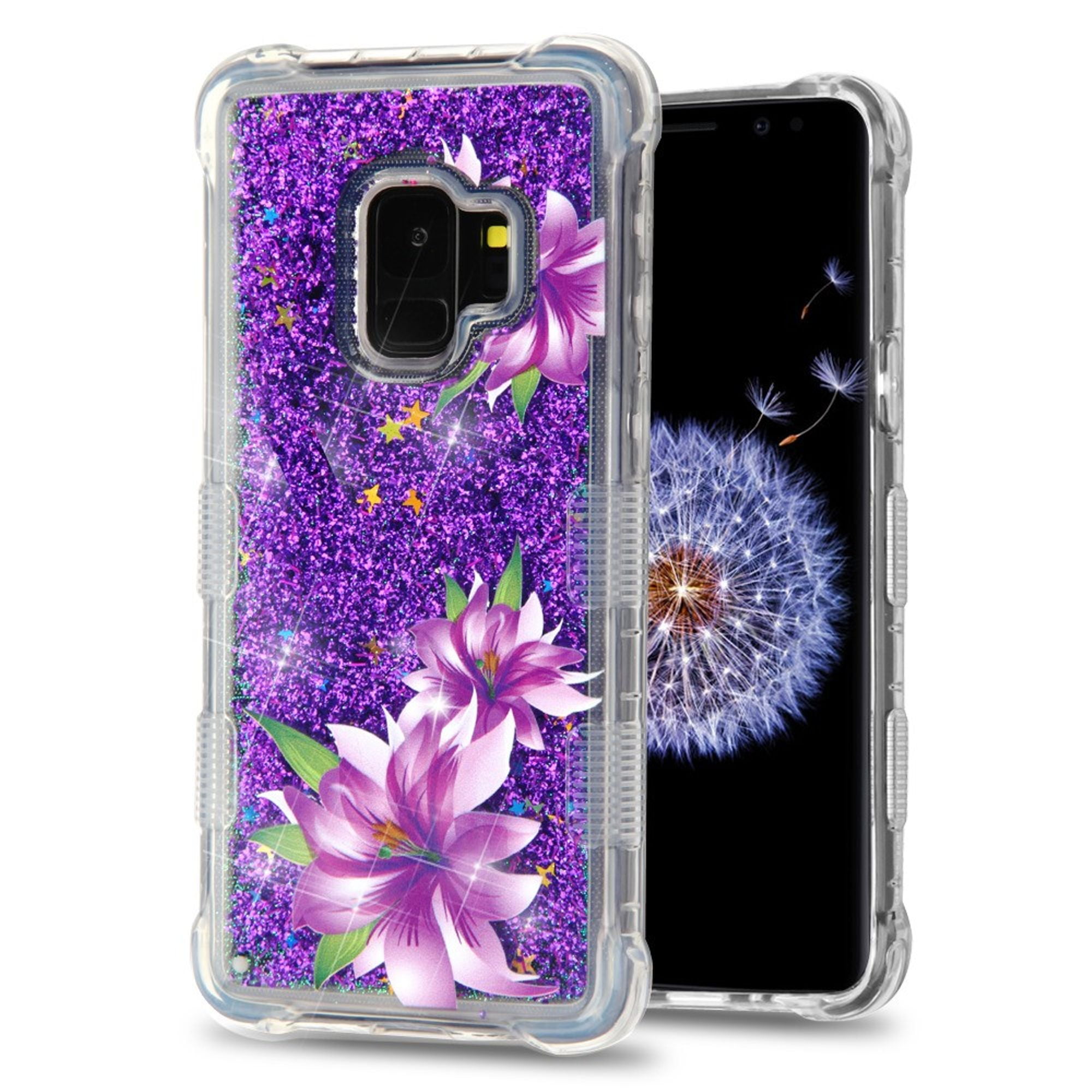 Galaxy S9 case  by Insten Luxury Quicksand  Glitter  Liquid 