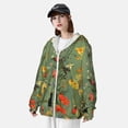 thumbnail image 3 of Gaeub Botanical Garden With Cats Men's and Women's UPF 50+ Long-Sleeved Sun Protection Clothing, Fishing Shirt Long Sleeve Zip-XX-Large, 3 of 7
