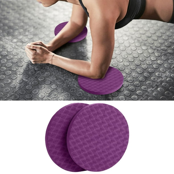 Small Round Yoga Mats for Knee Pads 1 Pair of Fitness Pillows Strength  Training 