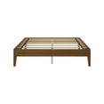 thumbnail image 4 of Plank+Beam Queen Size Bed, Solid Wood Adults Platform Bed Frame with Wooden Slats, 4 of 9