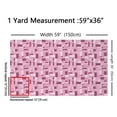 thumbnail image 3 of Manfei Girls Construction Sewing & Crafting Fabric (2 Yards), Pink Building Blocks Home Decor Fabric by the Yard, Princess Bricks Game DIY Fabric, 3 of 6