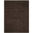 thumbnail image 3 of SAFAVIEH Harvey Solid Plush Shag Area Rug, Chocolate, 9'6" x 13'6", 3 of 8