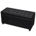 thumbnail image 4 of vidaXL Storage Ottoman Artificial Leather Black, 4 of 7