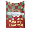 thumbnail image 1 of Manta de franela con estampado navideño Cinnamoroll para todas las estaciones, 1 of 5