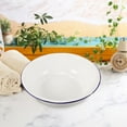 thumbnail image 1 of HAMPPLIES Vintage Enamel Basin White for Kitchen Use Foot Soaking and Laundry Tasks, 1 of 8