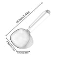 thumbnail image 6 of 4pcs Clear Plastic Measuring Scoop, Cat Food Scoop, Dry Food Scooper, Multi-Purpose Kitchen Spoon for Flour, Rice, Powder, Spices, Coffee & Baking, 6 of 7